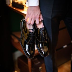 Singertrad582481 Black Patent Oxford Dress Shoes