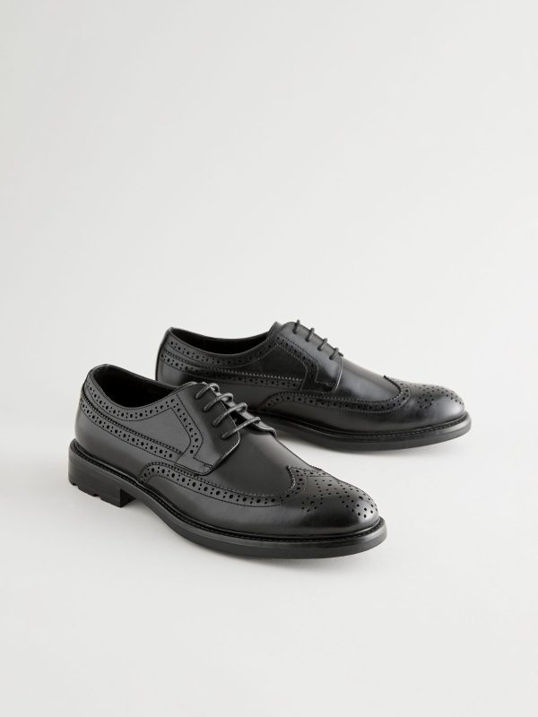 Singertrad582471 Black Brogue Shoes