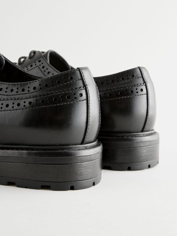 Singertrad582471 Black Brogue Shoes - Image 4
