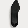Singertrad582485 Lauren Adrienne Leather Kitten Heel Shoes - Image 4
