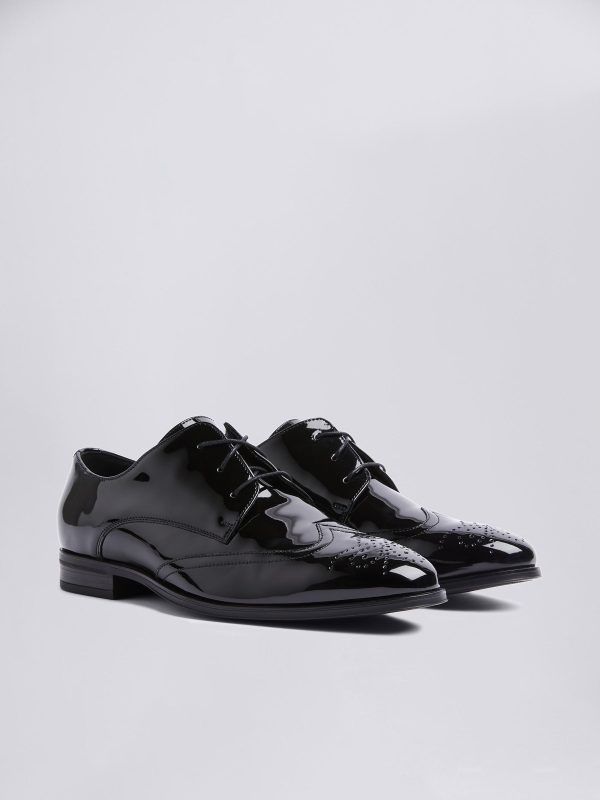 Singertrad582482 Black Kensington Patent Dress Brogues