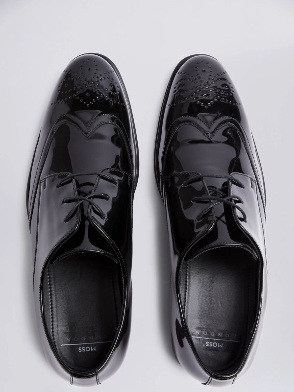 Singertrad582482 Black Kensington Patent Dress Brogues - Image 2