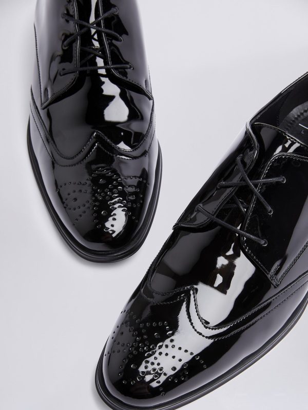 Singertrad582482 Black Kensington Patent Dress Brogues - Image 3