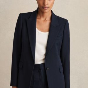 Singertrad582499 Navy Gabi Tailored Single Breasted Suit