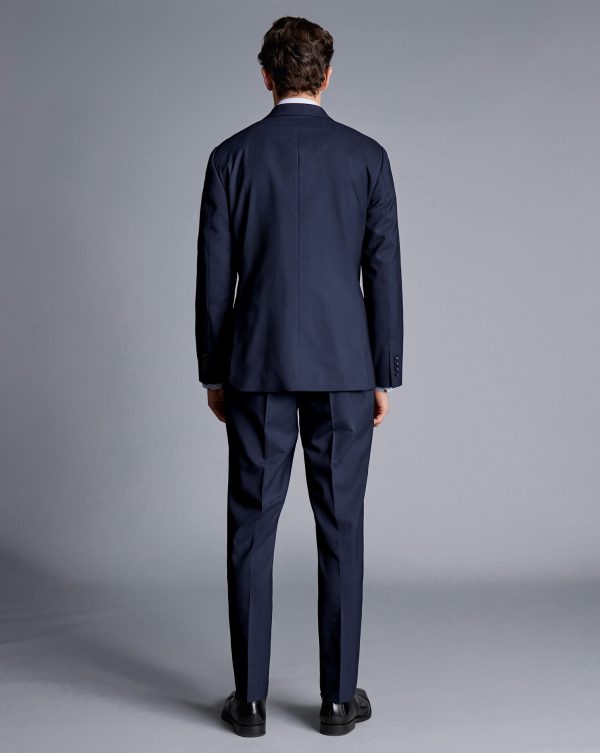 Singertrad582450 Micro Stripe Suit - Navy - Image 4