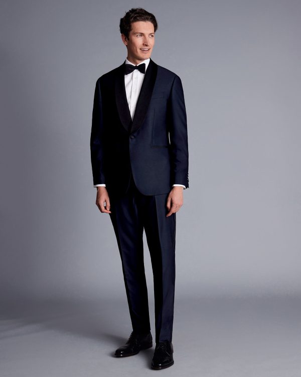 Singertrad582435 Tuxedo Suit - Dark Navy
