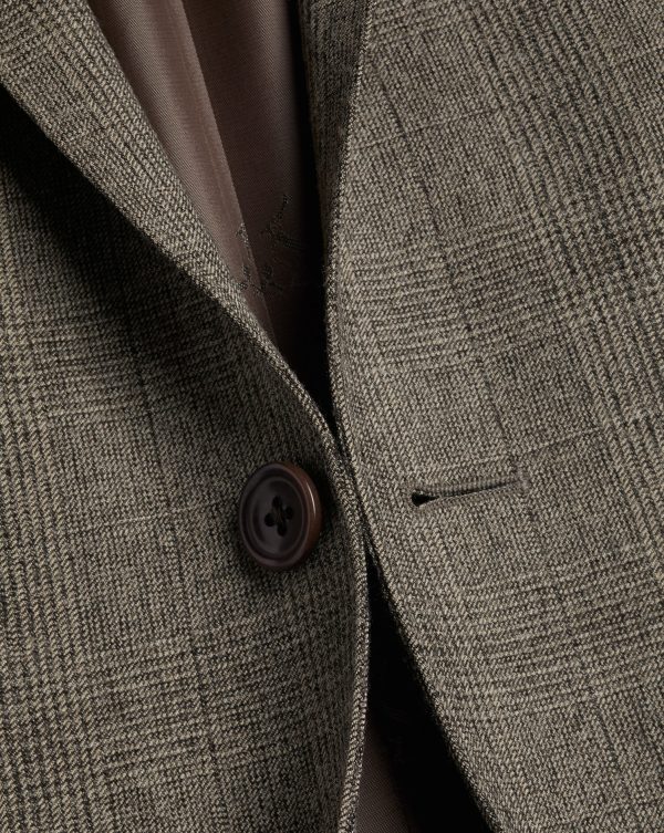 Singertrad582456 Prince of Wales Check Suit - Oatmeal - Image 2