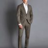 Singertrad582456 Prince of Wales Check Suit - Oatmeal