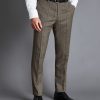 Singertrad582456 Prince of Wales Check Suit - Oatmeal - Image 5