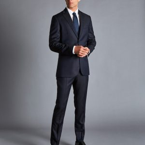 Singertrad582431 Italian Luxury Suit - Dark Navy