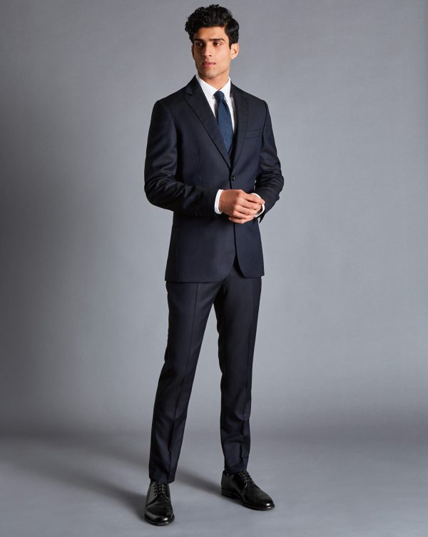 Singertrad582431 Italian Luxury Suit - Dark Navy