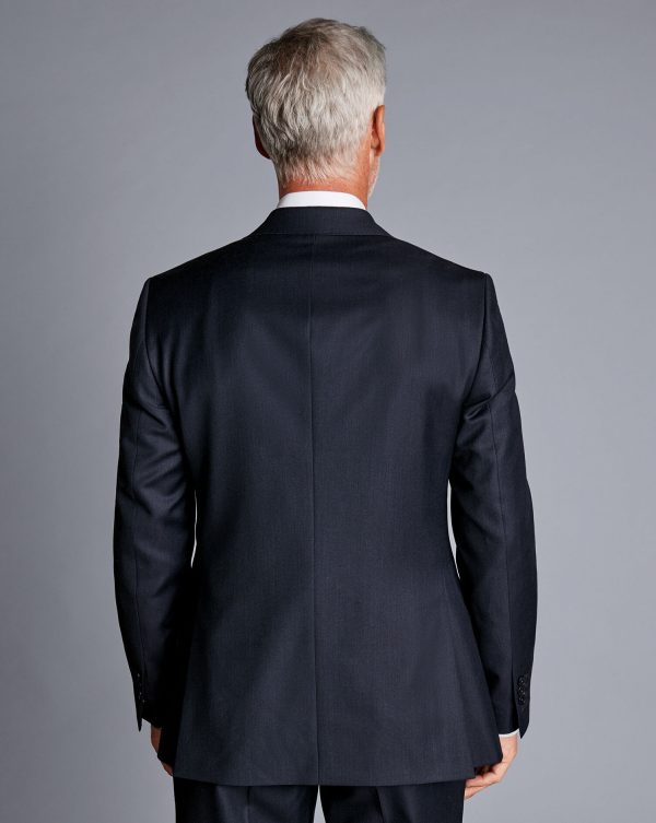 Singertrad582458 Italian Twill Suit - Navy - Image 6