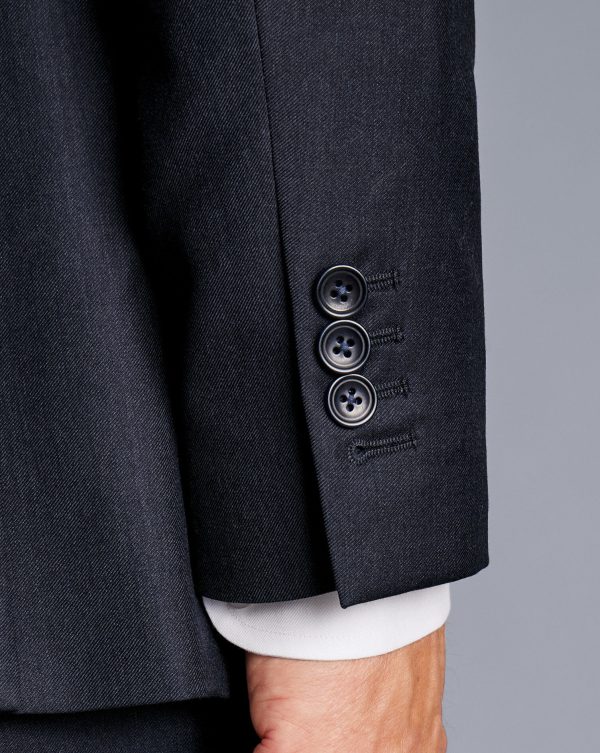 Singertrad582458 Italian Twill Suit - Navy - Image 2