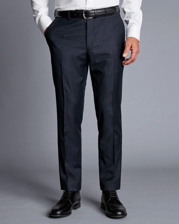 Singertrad582458 Italian Twill Suit - Navy - Image 4
