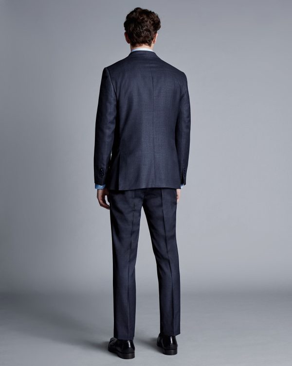 Singertrad582457 Italian Luxury Suit - Denim Blue - Image 4