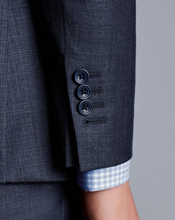 Singertrad582457 Italian Luxury Suit - Denim Blue - Image 3