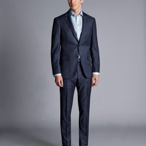 Singertrad582457 Italian Luxury Suit - Denim Blue