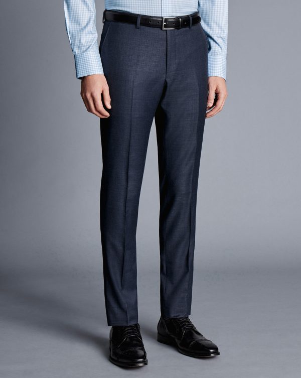 Singertrad582457 Italian Luxury Suit - Denim Blue - Image 5