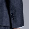 Singertrad582441 Italian Pindot Suit - Denim Blue - Image 3