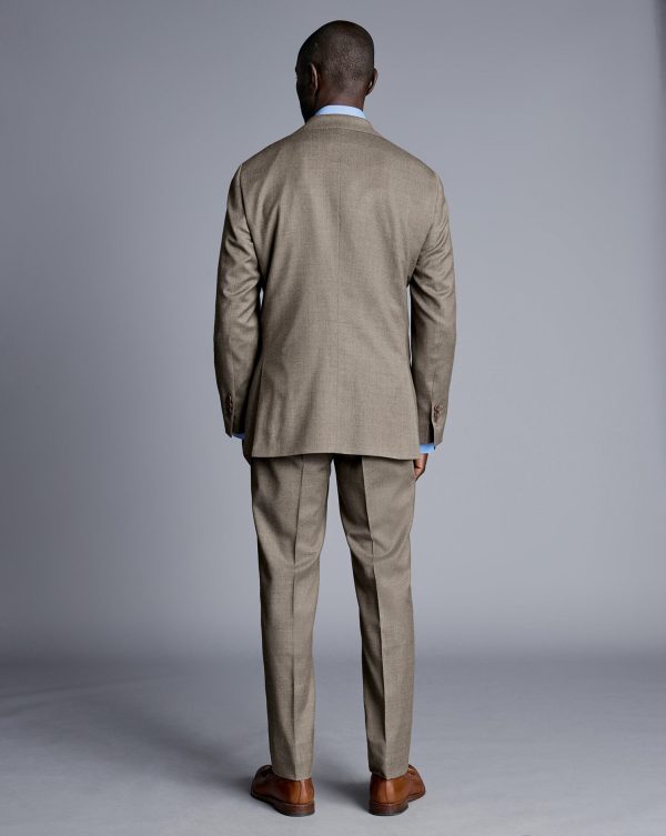 Singertrad582455 Italian Suit - Taupe - Image 4