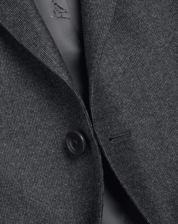 Singertrad582454 Italian Pindot Suit - Grey - Image 2