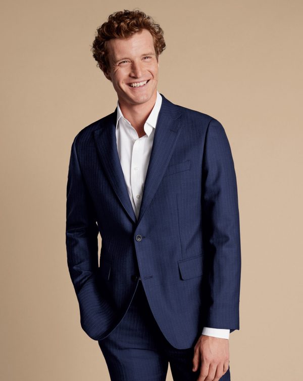 Singertrad582444 Ultimate Performance Stripe Suit - French Blue - Image 5