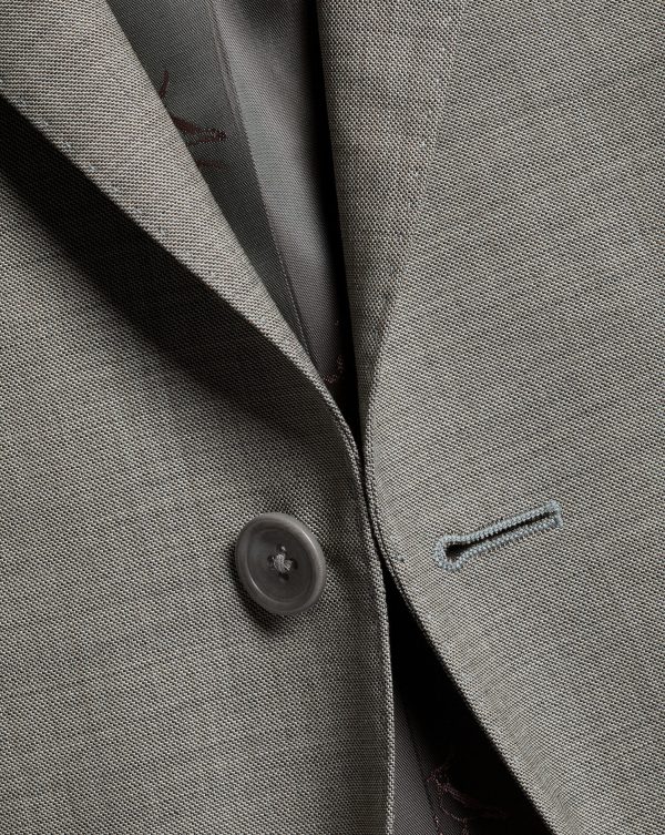 Singertrad582451 Sharkskin Suit - Light Grey - Image 2