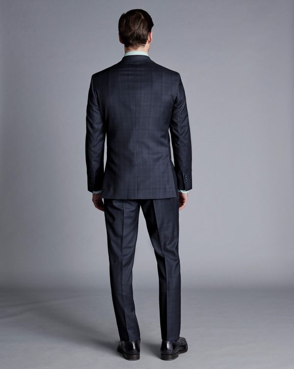 Singertrad582437 Ultimate Performance Suit Check - Navy - Image 4