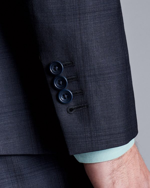 Singertrad582437 Ultimate Performance Suit Check - Navy - Image 3