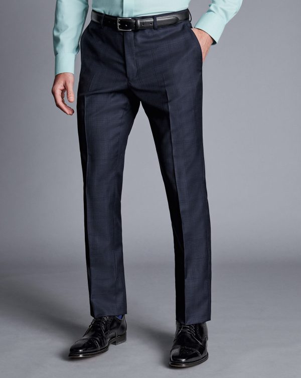 Singertrad582437 Ultimate Performance Suit Check - Navy - Image 5