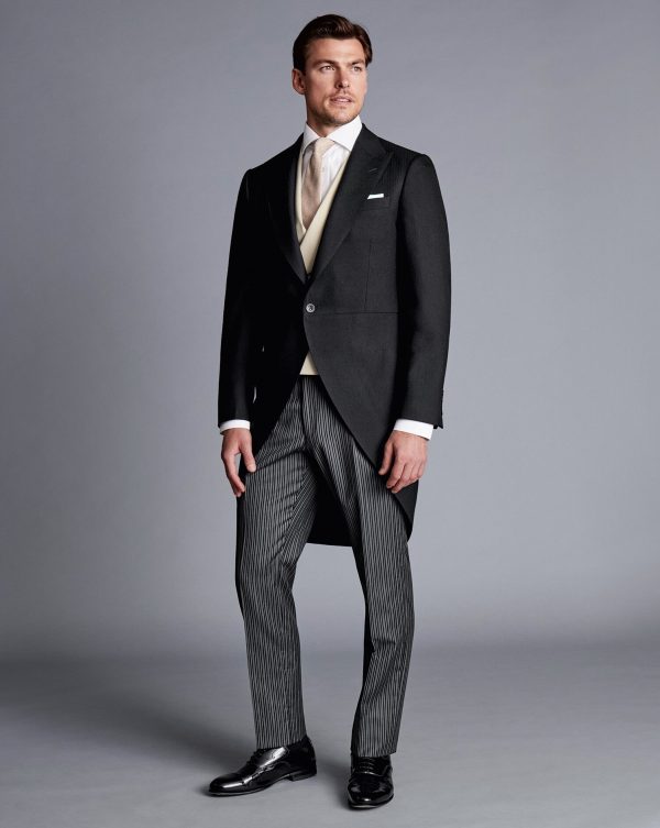 Singertrad582436 Morning Suit – Black Stripe Trouser