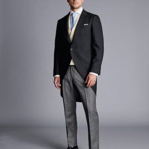 Singertrad582438 Morning Suit – Grey Stripe Trouser