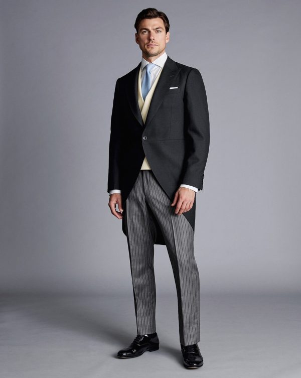 Singertrad582438 Morning Suit – Grey Stripe Trouser